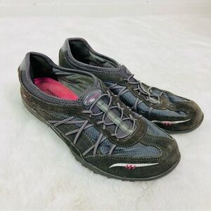 Skechers relaxed fit memory foam brown and Pink Casual Sneakers size 8